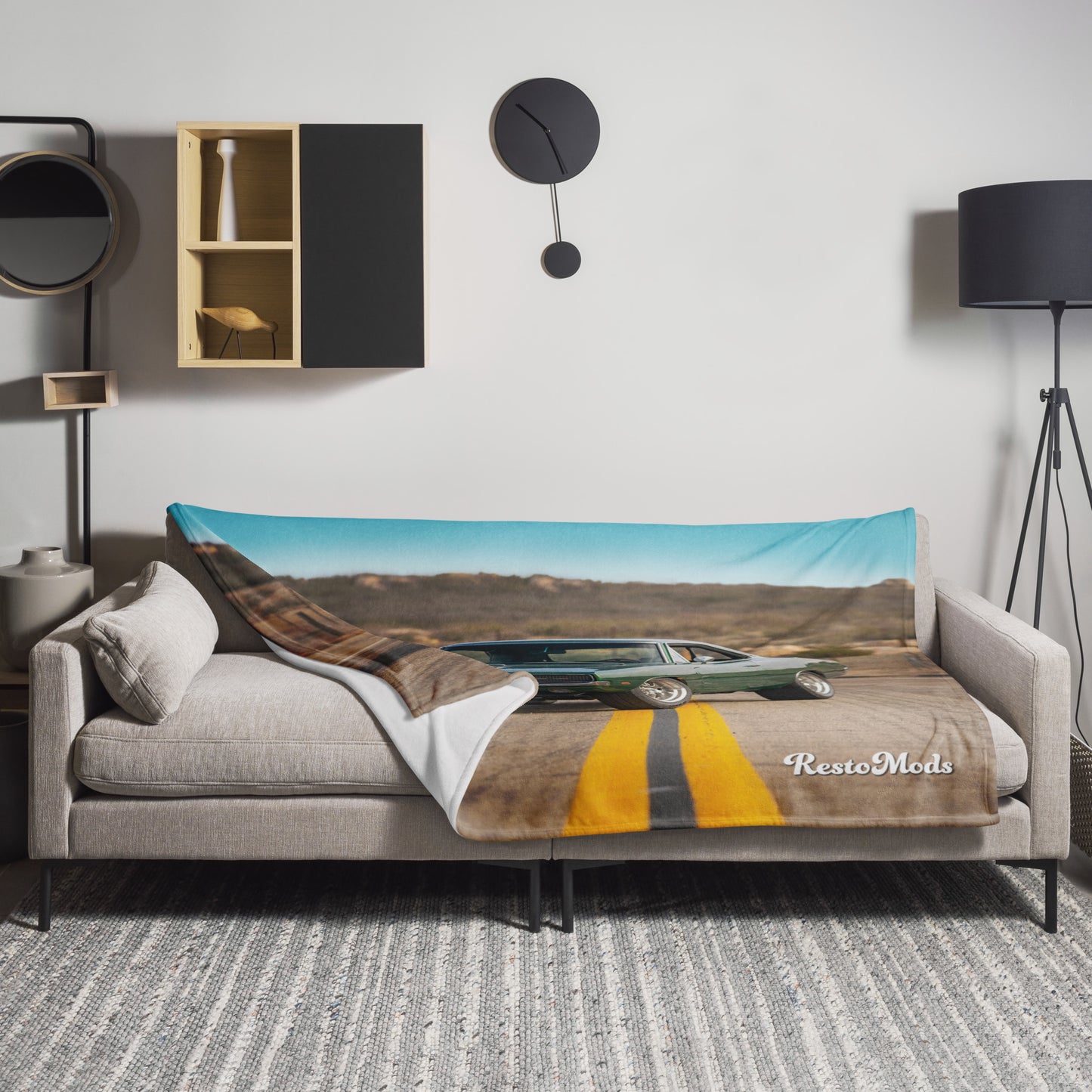 '69 Charger Throw Blanket