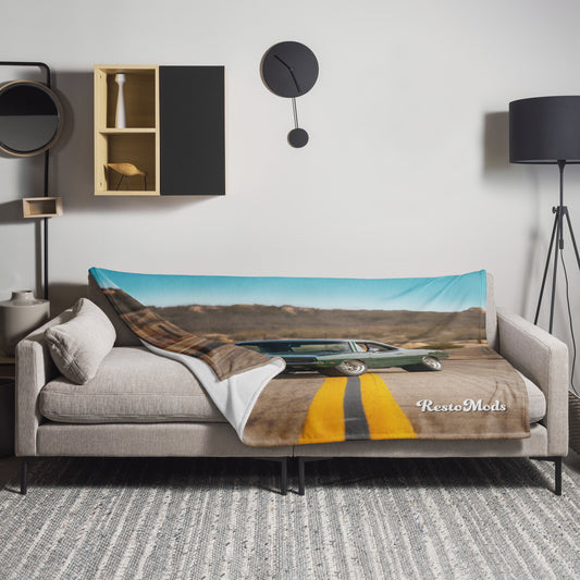 '69 Charger Throw Blanket