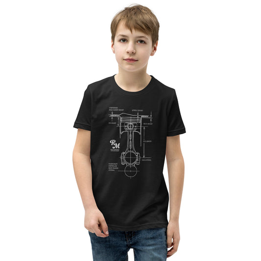 Piston Diagram Youth Tee