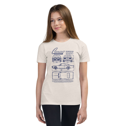 Camaro Blueprint Youth Tee